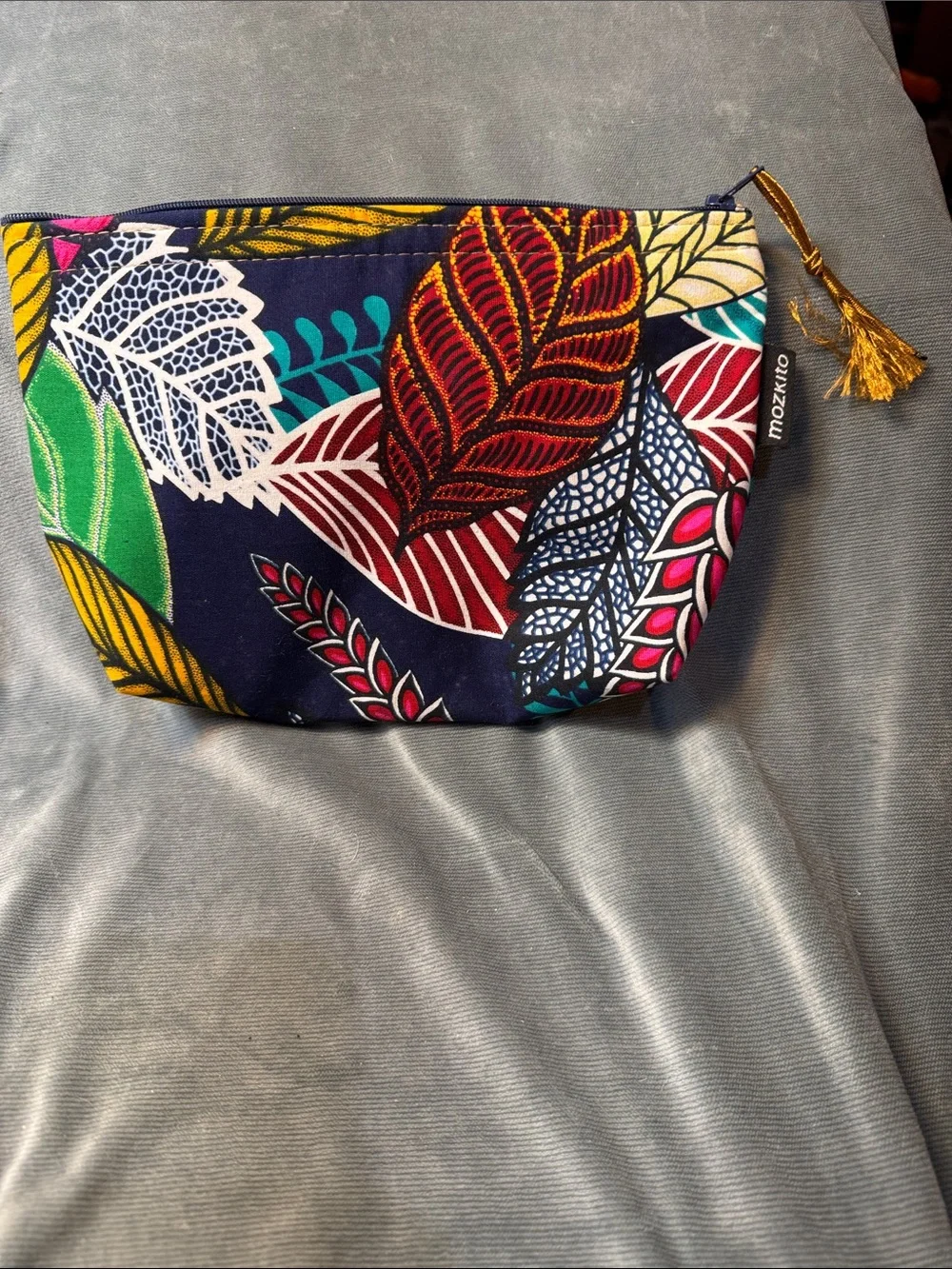 Mozkito African wax print layout known as the 